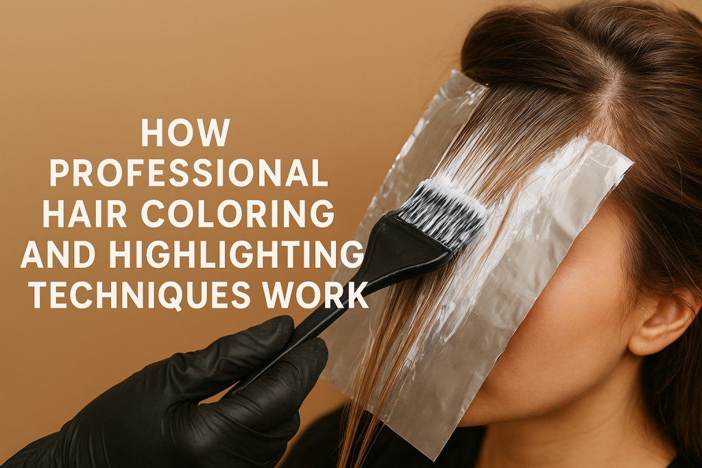 How Professional Hair Coloring and Highlighting Techniques Work